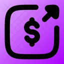 Money Send Square Icon