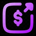 Money Send Square Icon