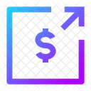 Money Send Square Money Currency Icon