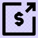 Money Send Square Icon