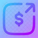 Money Send Square Icon