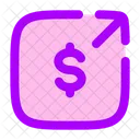 Money Send Square Icon