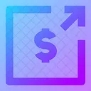 Money Send Square Icon