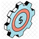 Money Setting Money Development Money Management Icon