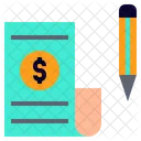 Money Sheet  Icon
