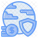 Money Shield Save Coin Icon