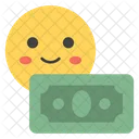 Money Smiley Money Emoji Emoticon Icon
