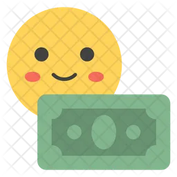 Money Smiley Emoji Icon