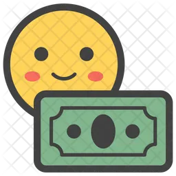 Money Smiley Emoji Icon
