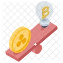 Money Stability Cash Comparison Equilibrium Icon