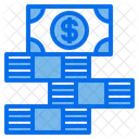 Money Stack Finance Business Icon