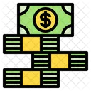 Money Stack Finance Business Icon