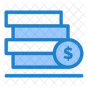 Money Stack Stacked Money Stacked Coins Symbol