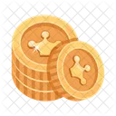 Money Stack Coins Stack Treasure Icon