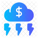 Money Storm Money Cloud Cloud Icon