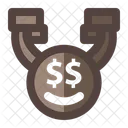 Head Hand Money Icon