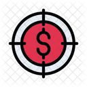 Target Focus Dollar Icon