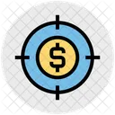 Money Target Targeting Goal Icon