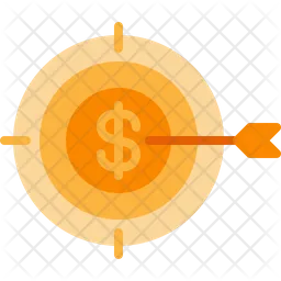 Financial Target  Icon