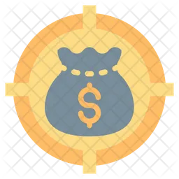 Money Target  Icon