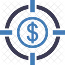 Money Target Coin Goal Icon