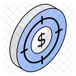 Money Target  Icon