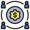 Share Team Money Icon