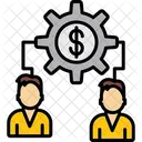 Money Team Connect Business Collaboration Icon