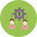 Money Team Connect Business Collaboration Icon