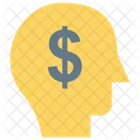Money Thinking Mind Icon