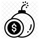 Money Threat Financial Threat Risk Icon