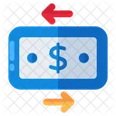 Money Transfer Cash Transfer Commerce Icon