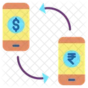 Ibusiness Mobile App Money Transfer Exchange Money Icon