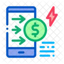 Money Transfer Phone Icon