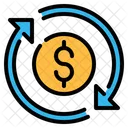 Transfer Money Dollar Icon