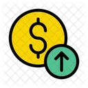 Dollar Upload Payment Icon
