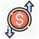 Money Transfer Exchange Icon