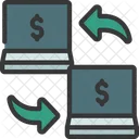 Money Transfer Online Trasnfer Money Icon
