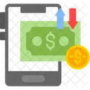 Money Transfer Electronic Money Icon