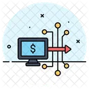 Money Transfer Network Icon