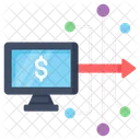 Money Transfer Network Icon