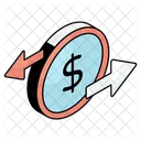 Money Transfer Cash Transfer Currency Transfer Icon