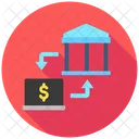 Money Transfer Mobile Send Icon