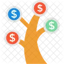 Financial Growth Money Icon