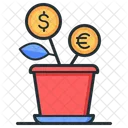 Money Tree Investment Currency Icon