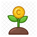 Money Tree Sprout  Icon