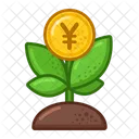 Money Tree Yen  Icon