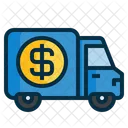 Money Truck Delivery Icon