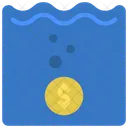 Money Underwater  Icon