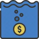 Money Underwater  Symbol